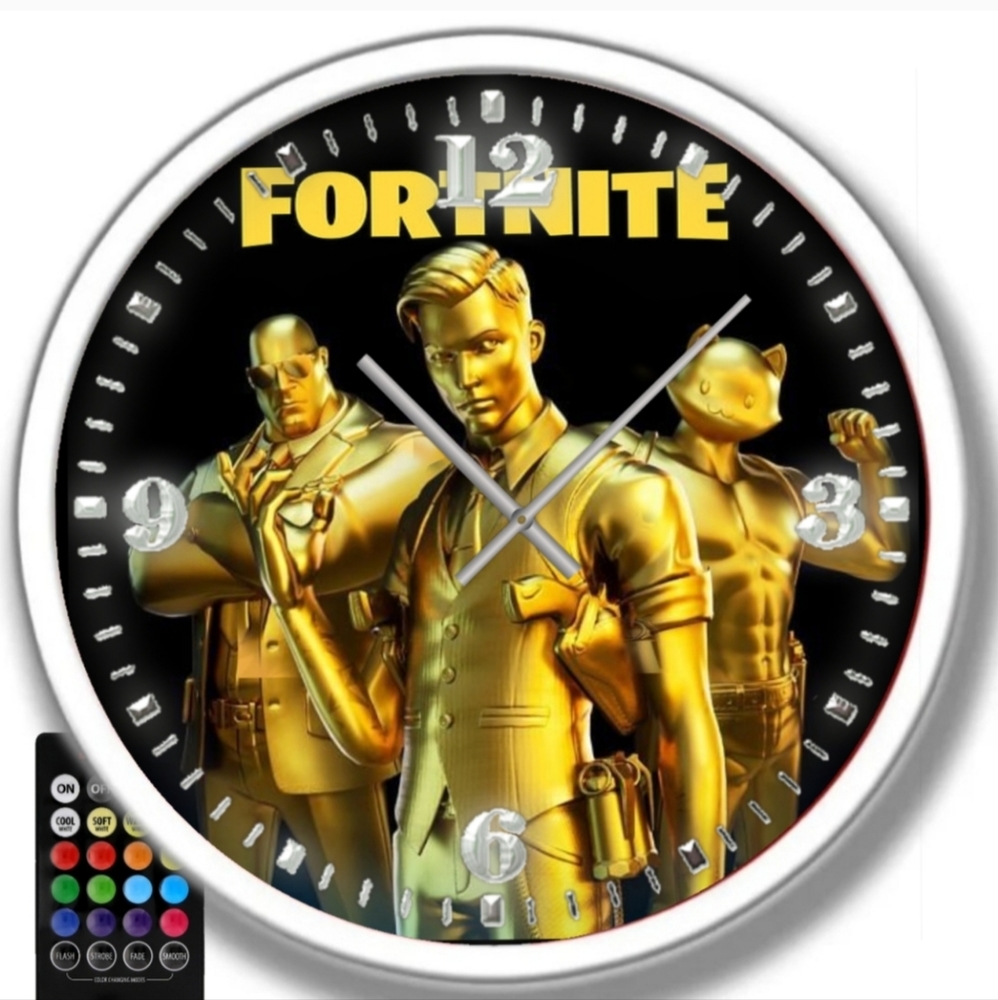 Gamer's led clock